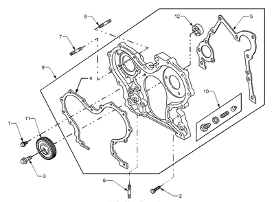 Gear Housing Diagram and Parts List for 7304 54AD741100-54AT741100-54BD741100-54BT741100 Cub Cadet Lawn Tractor